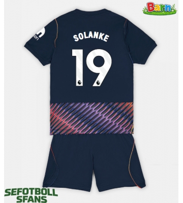 Tottenham Hotspur Dominic Solanke #19 Bortaställ Barn 2026-27 Kortärmad (+ Korta byxor)